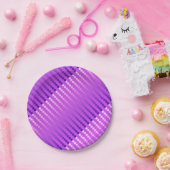 Satindots - violett und orchid pappteller (Party)
