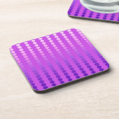 Satindots - violett und orchid untersetzer (Linke Seite)