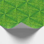 Satingrün Geschenkpapier (Ecke)