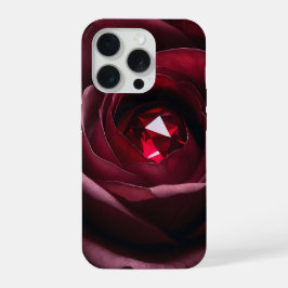 Satinheart Rouge – Rose Gem Phone Case iPhone 15 Pro Hülle