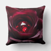 Satinheart Rouge – Ruby Rose Pillow Kissen (Rückseite)