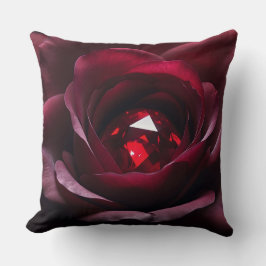 Satinheart Rouge – Ruby Rose Pillow Kissen