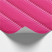 Satinpunkte - Fuchsienfarben Geschenkpapier (Ecke)
