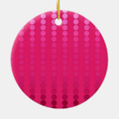 Satinpunkte - Fuchsienfarben Keramikornament (Hinten)