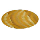 Satinpunkte - Gold und Senf Schneidebrett (Ecke)