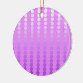 Satinpunkte - Orchideenfarben Keramikornament (Links)