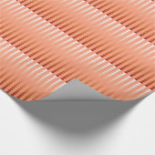 Satinpunkte - Pfirsichfarben Geschenkpapier (Ecke)