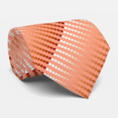 Satinpunkte - Pfirsichfarben Krawatte (Gerollt)