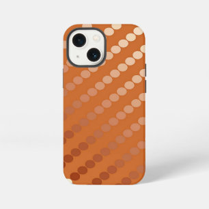 Satinpunkte - Rost und Kupfer iPhone Hülle