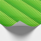 Satinpunkte - Schatten des Limonen Grüns Geschenkpapier (Ecke)