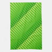 Satinpunkte - Schatten des Limonen Grüns Küchentuch (Vertikal)