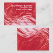 SatinSwirls Business Card Visitenkarte (Vorne/Hinten)