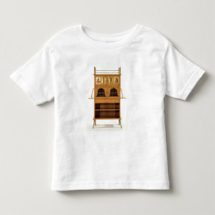Satinwood-Kabinett mit gemalten Platten, c.1877 Kleinkind T-shirt