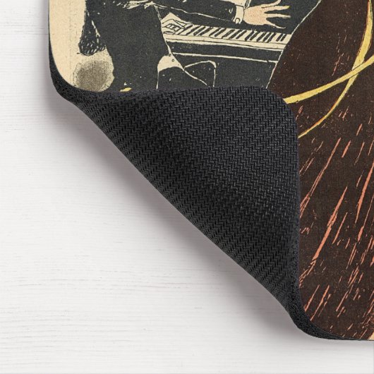 Satire eines Salonmusical-Abends Mousepad (Ecke)