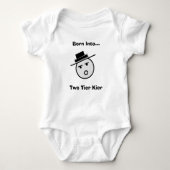 Satire Two Tier Kier Babygro Baby Strampler (Vorderseite)