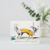 Satire über Louis XVI und Marie Antoinette Postkarte (Stehend Vorderseite)