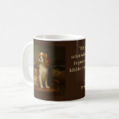 Satireliteratur Jane Pawsten Quote Cavalier Dog Kaffeetasse (Vorderseite Links)
