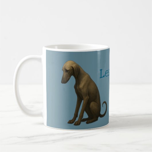 Satiric Les Barkérables Afghan Broadway Musical Kaffeetasse (Links)