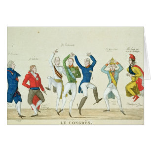 Satirical Cartoon, der den Schlüssel darstellt