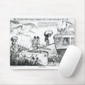 Satirical Cartoon über den Staat von Irland Mousepad (Mit Mouse)