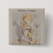 Satirical Fantasien, Karikatur von Adolphe Button (Vorderseite)