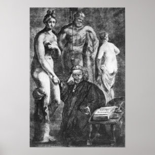 Satirical Porträt von Laurence Sterne, c.1761 Poster