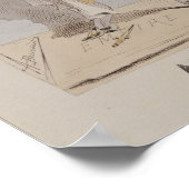 Satirische Fantasien, Karikatur von Adolphe Poster (Ecke)