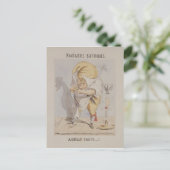 Satirische Fantasien, Karikatur von Adolphe Postkarte (Stehend Vorderseite)