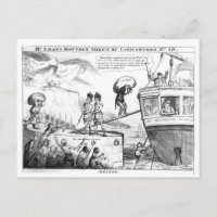 Satirisches Cartoon über den Staat Irlands