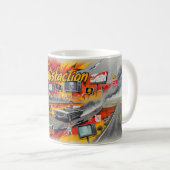 Satisfaction Retro Highway Rebellion Tasse (VorderseiteRechts)
