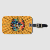 Satisfy | Trade motivation | Fantasy Design Comic Gepäckanhänger (Vorderseite (Horizontal))