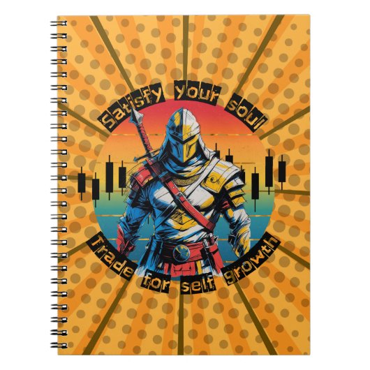 Satisfy | Trade motivation | Fantasy Design Comic Notizblock (Vorderseite)