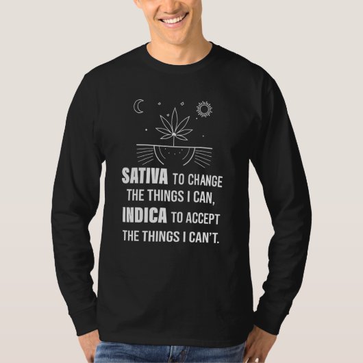 Sativa, um den Indikator zu ändern Akzeptieren Sie T-Shirt (Vorderseite)