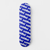 Satomi "Blue" Skateboard Deck (Vorderseite)