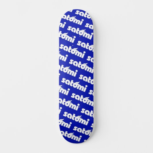 Satomi "Blue" Skateboard Deck (Vorderseite)