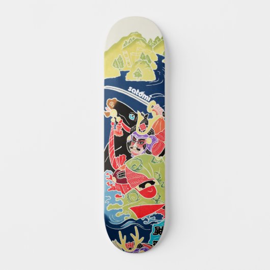 Satomi Festival Banner Skateboard (Vorderseite)