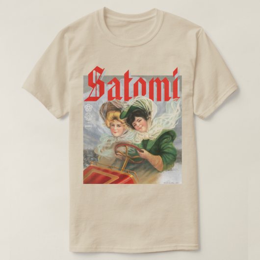 satomi motorsport Automobilität 1906 T-Shirt (Design vorne)