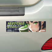 Satomi Motorsport Matcha & Chill Autoaufkleber (Auf Auto)