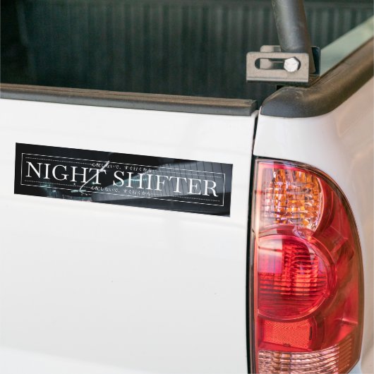 Satomi-Motorsport "Night Shifter v2" Autoaufkleber (Auf Lkw)