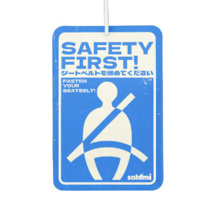 Satomi Motorsport Safety First Air Freshener Autolufterfrischer