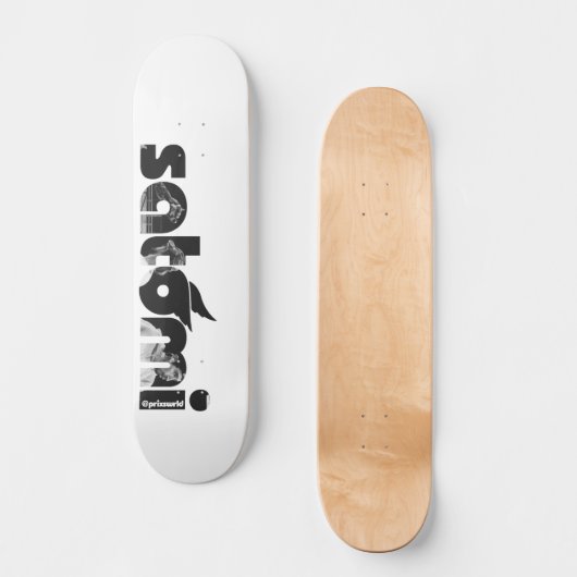 satomi "Zuhause Town" Skateboard (Vorderseite)