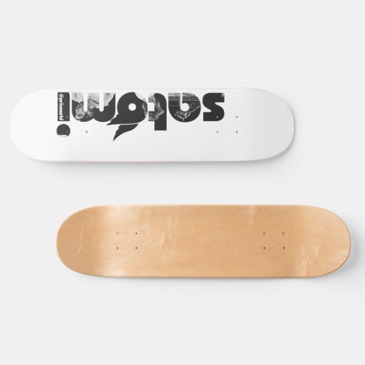 satomi "Zuhause Town" Skateboard (Horizontal)