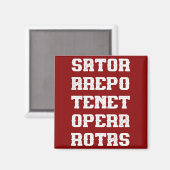 SATOR1 MAGNET (Vorderseite/Rückseite)