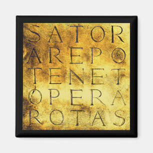 Sator Dienstturnus-altes geheimes magisches Symbol Magnet