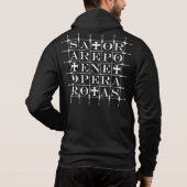 SATOR-Platz [WEISS] Hoodie (Rückseite)
