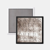 Sator Rotas Antikes Magisches Geheimnis Magnet (Vorderseite/Rückseite)