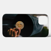 Satoshi Gold Bitcoin Case-Mate iPhone Hülle (Rückseite (Horizontal))