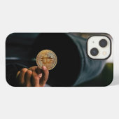 Satoshi Gold Bitcoin iPhone Hülle (Rückseite (Horizontal))