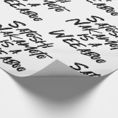 SATOSHI NAKAMOTO IST EINE WOCHE GESCHENKPAPIER (Ecke)