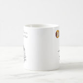 Satoshis Bitcoin Postmoderne Fiat Kaffeetasse (Mittel)
